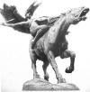 Валькирия. Скульптурная группа С. Синдинга. 1908. Парк в Копенгагене.